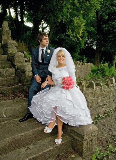 Wedding Outfits  Women  on The 50s Style Wedding Blog  Lynsey And Rhydian S 50s Style Wedding
