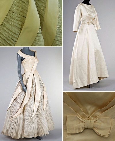 Audrey Hepburn wedding dress Lots include a 1950's Paquin couture ball gown