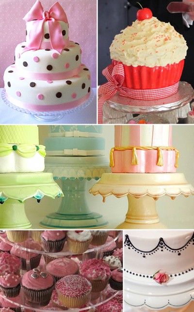 50s style wedding cakes For something a bit more quirky 