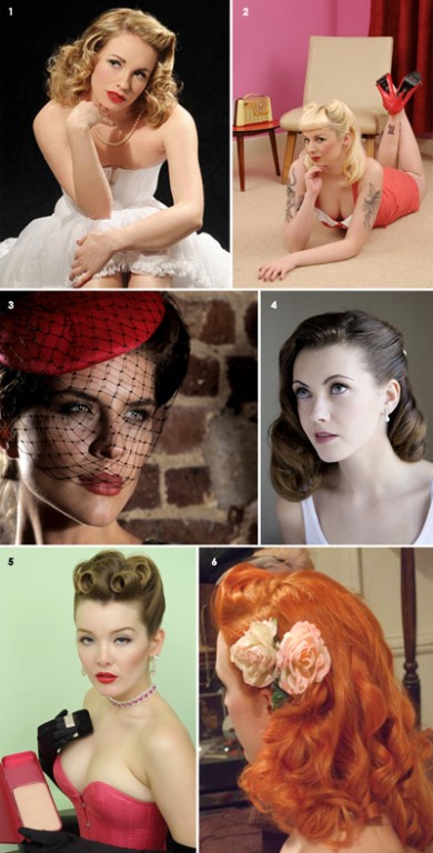 Lipstick and Curls are retro hair and make up specialists Amanda and Natasha