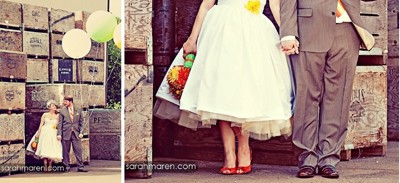 DIY 50s style wedding