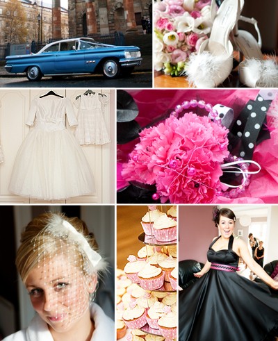 LeeAnn and David held their fab 50s style wedding in Glasgow last year