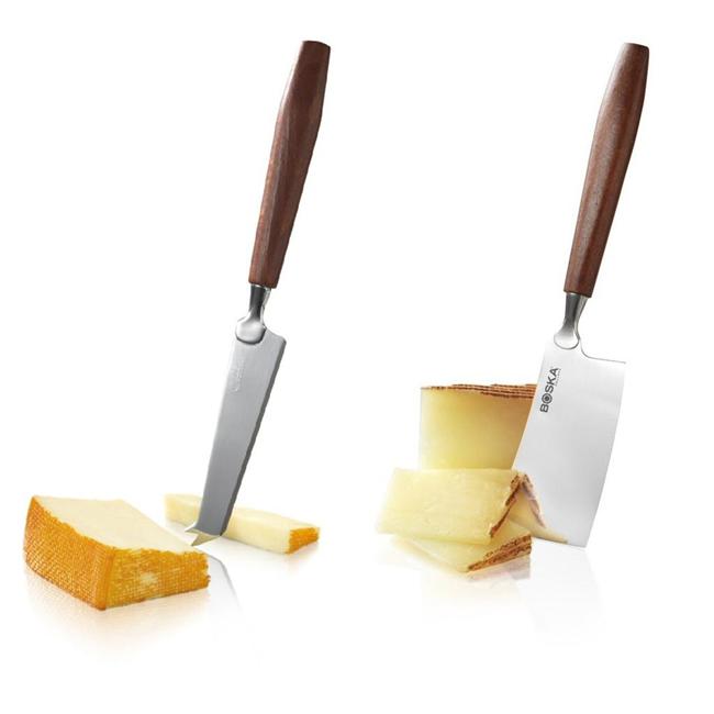 Stainless 2pc Set Cheese & Knife  set cheese Hatchet Steel knife boska