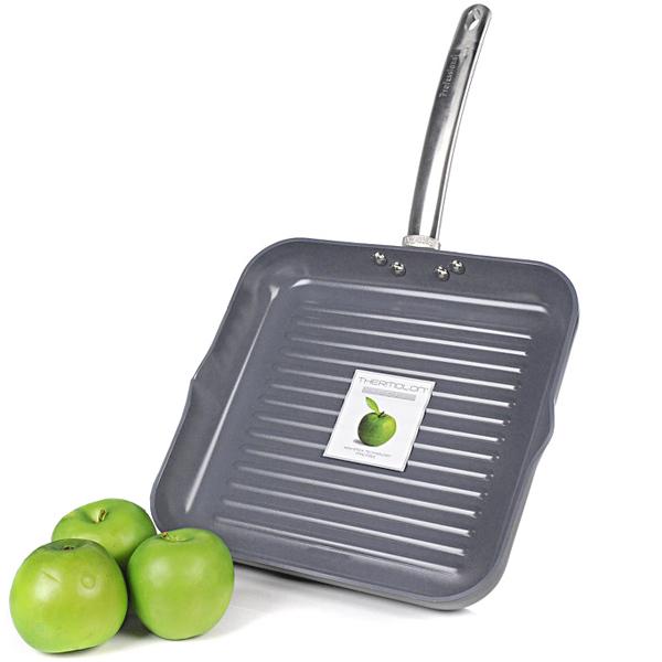 Greenpan Professional Series 11 Thermolon Non Stick Square Grill Pan The Discount Domicile