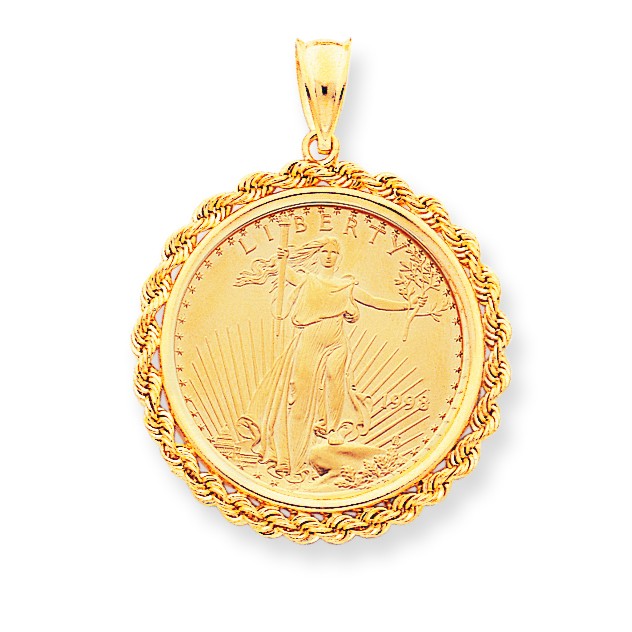 ... Gold 1 2 oz American Eagle Coin Bezel Mounting Pendant for Necklace ... Gold 1 2 oz American Eagle Coin Bezel Mounting Pendant for Necklace