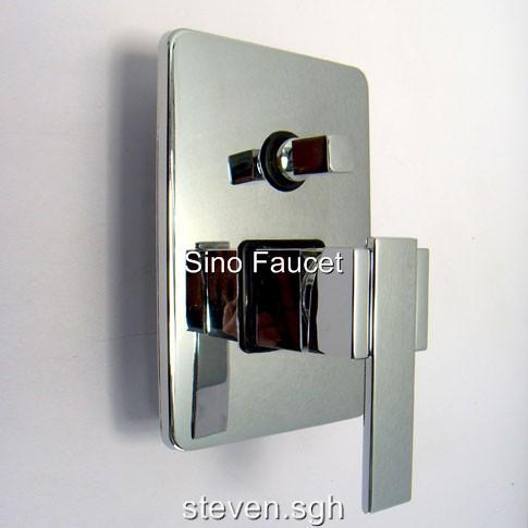Bathroom Shower Fixtures on Square Bathroom Wall Shower Faucet With Diverter S 1   Ebay