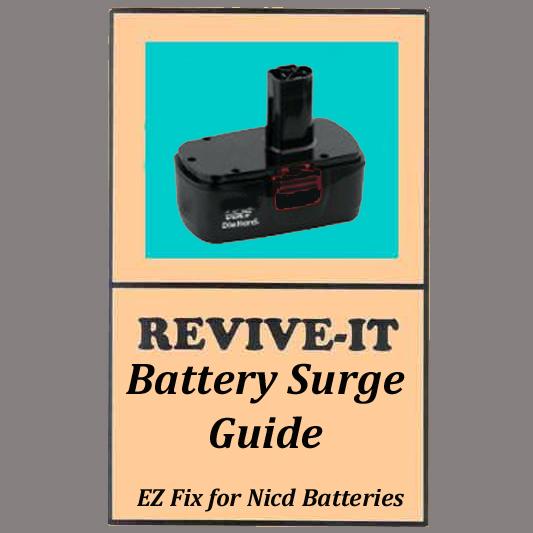 Details about REVIVE-IT® guide for RYOBI Nicd battery, will fix 7.2 9 