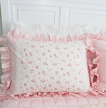 King Queen Full Twin Princess Shabby Floral Chic Pink