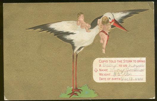 Image for CUPID TOLD THE STORK TO BRING A BABY