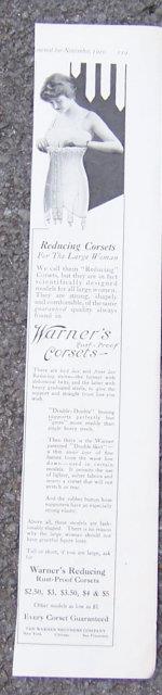 Image for 1916 LADIES HOME JOURNAL WARNER'S RUST PROOF CORSETS ADVERTISEMENT