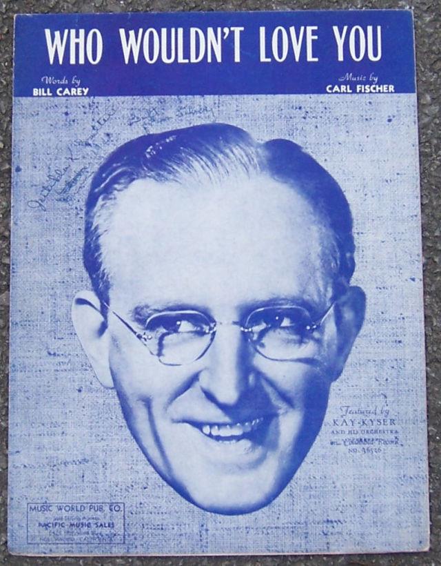 Sheet Music - Who Wouldn't Love You