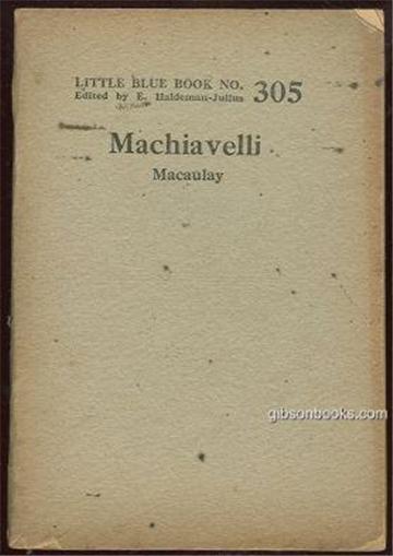 Macaulay, Lord - Machiavelli