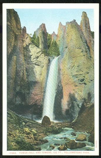 Image for TOWER FALL AND TOWERS, YELLOWSTONE NATIONAL PARK