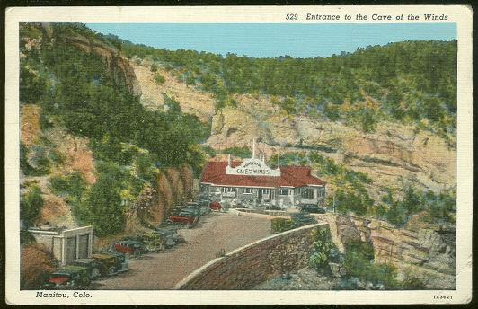 Image for ENTRANCE TO THE CAVE OF THE WINDS, COLORADO
