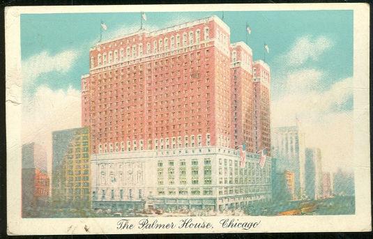 Postcard - Palmer House, Chicago, Illinois