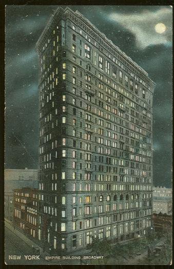 Postcard - Empire Building, Broadway, New York City, New York