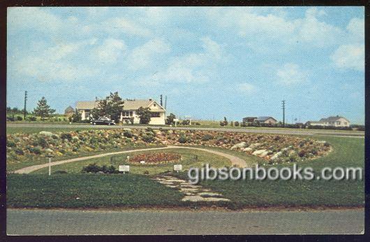 Postcard - Sunken Garden and Rockery Park Trans Canada Highway