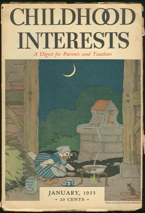 Image for CHILDHOOD INTERESTS JANUARY 1935 Digest for Parents and Teachers