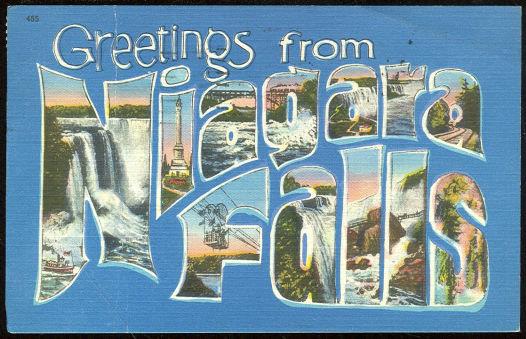 Postcard - Greetings Postcard from Niagara Falls, New York