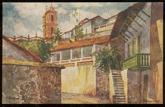 Postcard - Theodore Zabata Postcard of Taxco, Mexico