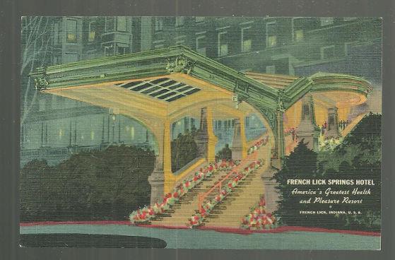 Image for ENTRANCE, FRENCH LICK SPRINGS HOTEL, FRENCH LICK, INDIANA