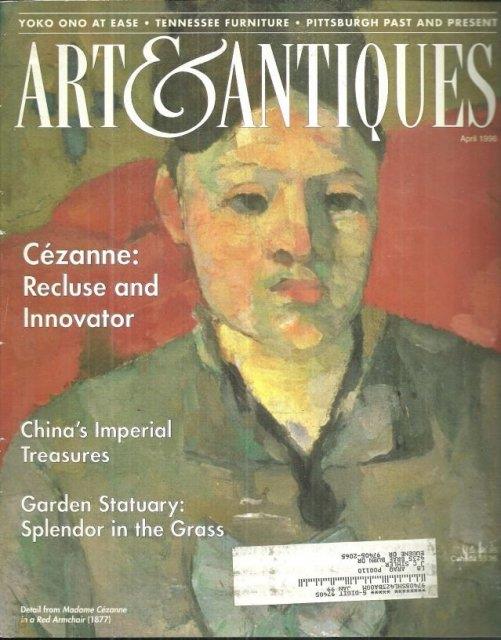 Image for ART AND ANTIQUES MAGAZINE APRIL 1986