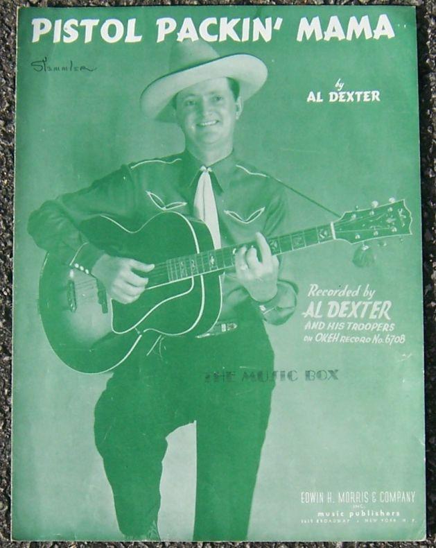 Sheet Music - Pistol Packin' Mama