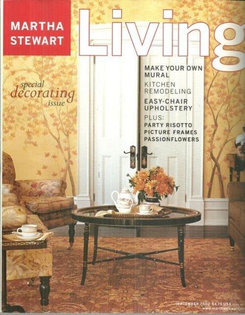 Stewart, Martha - Martha Stewart Living Magazine September 2002