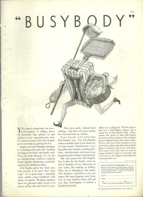 Advertisement - 1932 Good Housekeeping Fels-Naptha Soap Magazine Advertisement