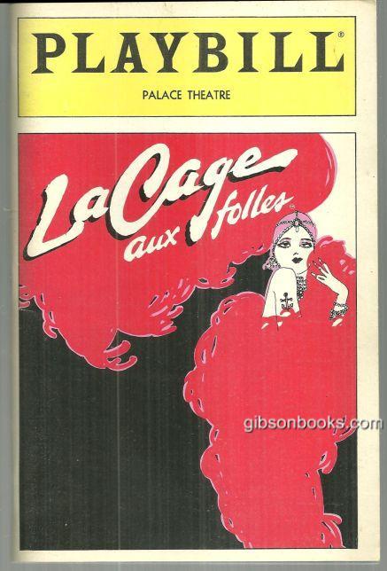 Playbill - La Cage Aux Folles, the Palace Theatre, May 1985