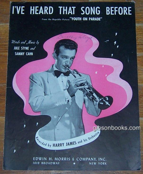 Sheet Music - I've Heard That Song Before