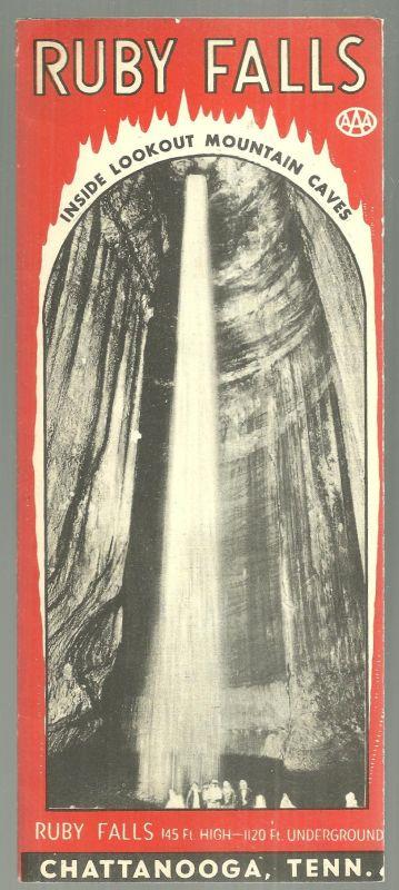 Ruby Falls - Souvenir Brochure for Ruby Falls, Chattanooga, Tennessee