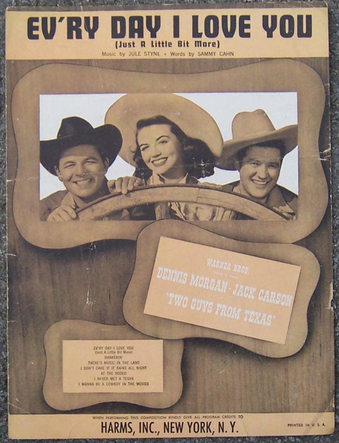 Sheet Music - Ev'ry Day I Love You (Just a Little Bit More)