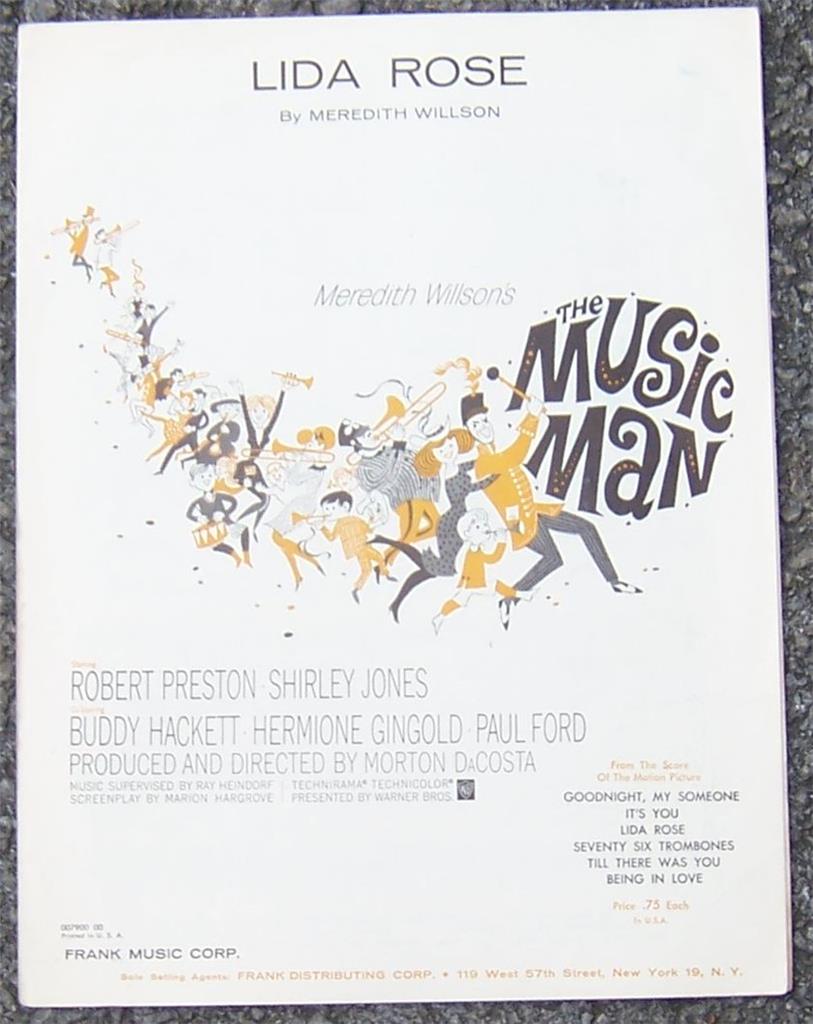 Sheet Music - Lida Rose