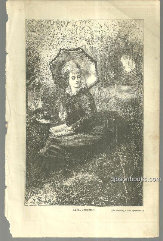 Image for LYDIA ASHLEIGH FROM 1876 PETERSON'S MAGAZINE