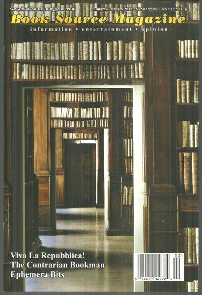 Image for BOOK SOURCE MAGAZINE JANUARY/FEBRUARY 2012