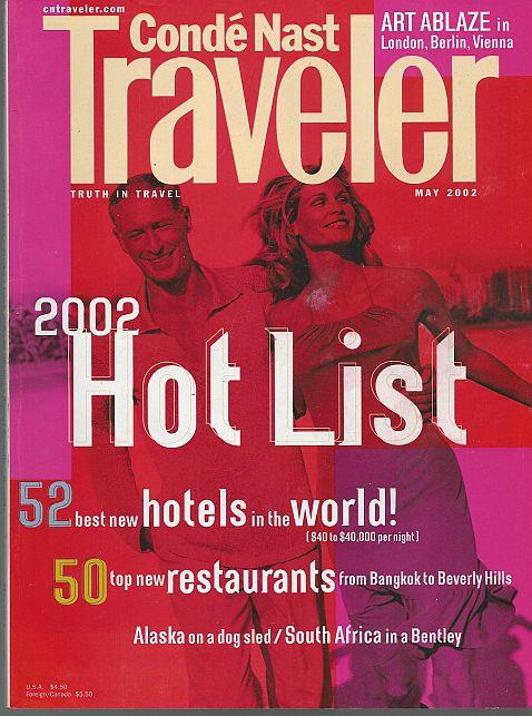 Conde Nast - Conde Nast Traveler Magazine May 2002 Hot List