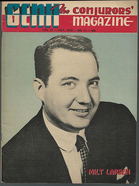 Genii Magazine - Genii the Conjurors' Magazine July 1958