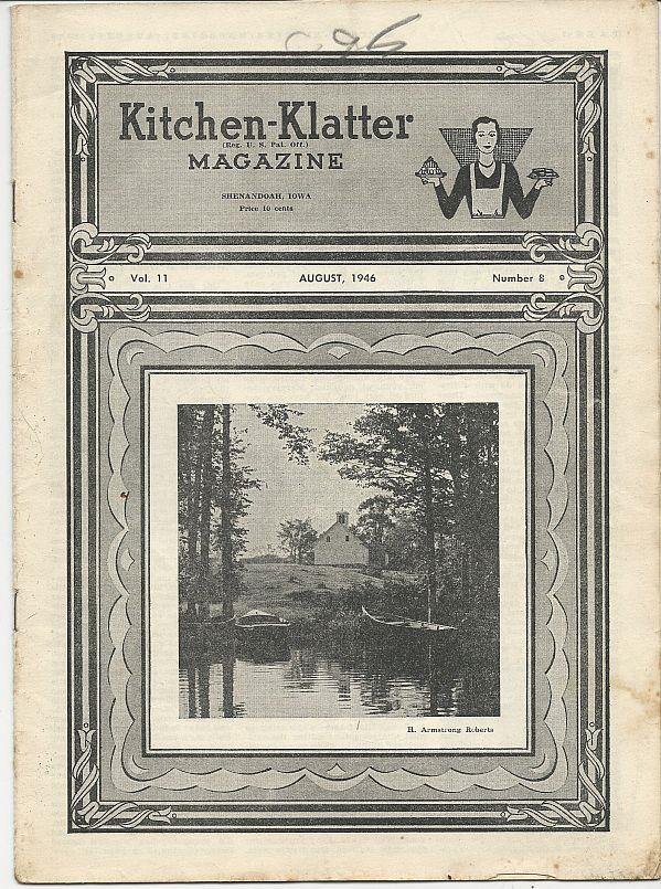 Driftmier, Leanna Field - Kitchen Klatter Magazine August 1946