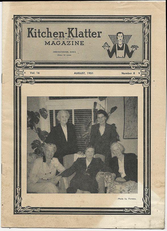 Driftmier, Leanna Field - Kitchen Klatter Magazine August 1951