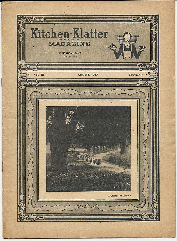 Driftmier, Leanna Field - Kitchen Klatter Magazine August 1947