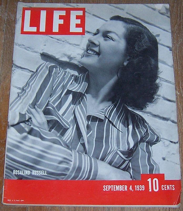 Image for LIFE MAGAZINE SEPTEMBER 4, 1939