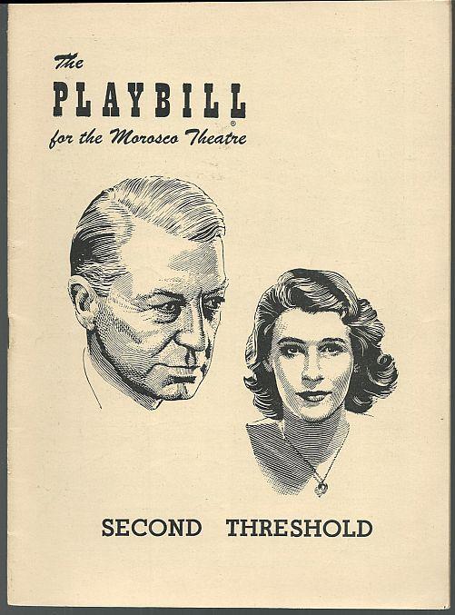 Playbill - Second Threshold, February 5, 1951