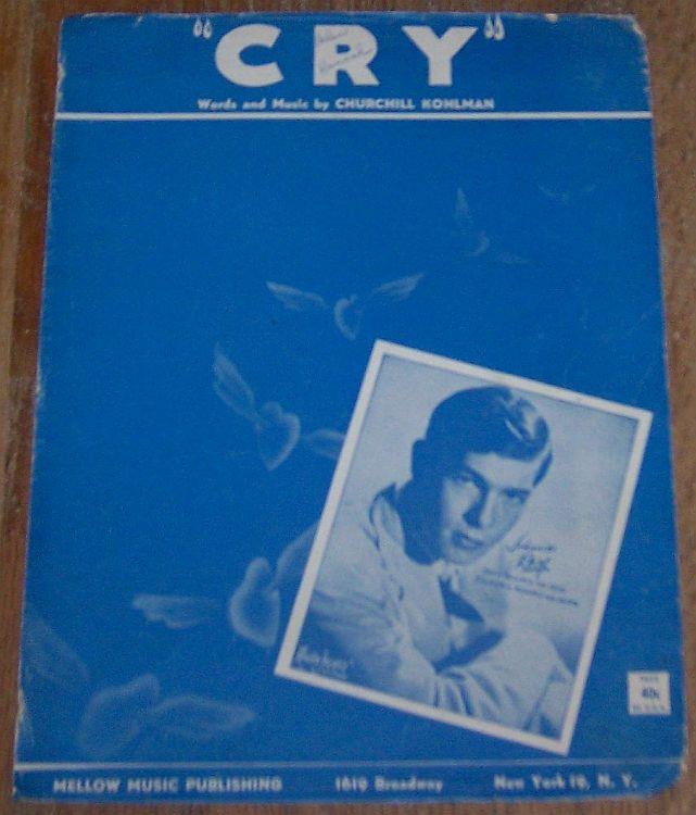 Sheet Music - Cry