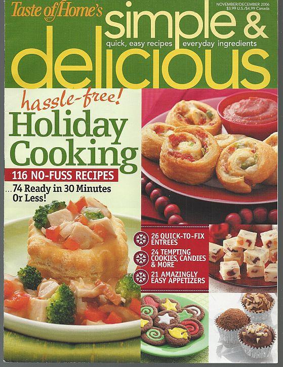 Taste Of Home - Simple and Delicious Magazine November/December 2006