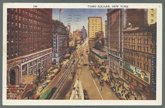 Postcard - Times Square New York City, New York