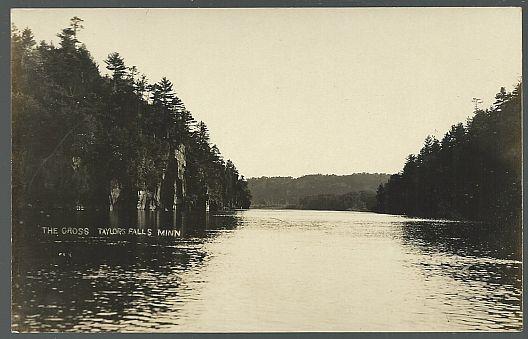 Postcard - Real Photo Postcard of the Cross, Taylor's Falls, Minnesota
