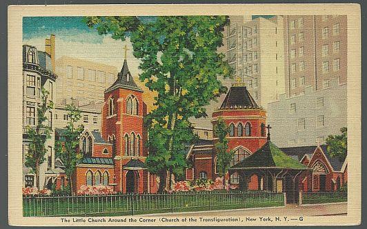 Postcard - Little Church Around the Corner, New York City, New York
