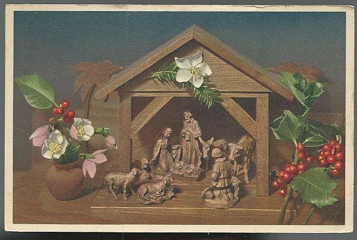 Postcard - Christmas Postcard of Nativity Scene
