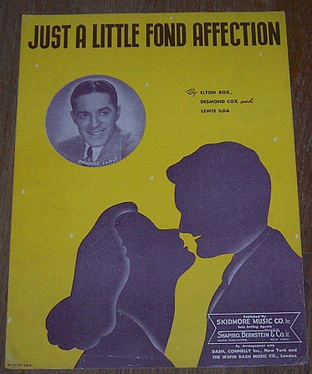 Sheet Music - Just a Little Fond Affection
